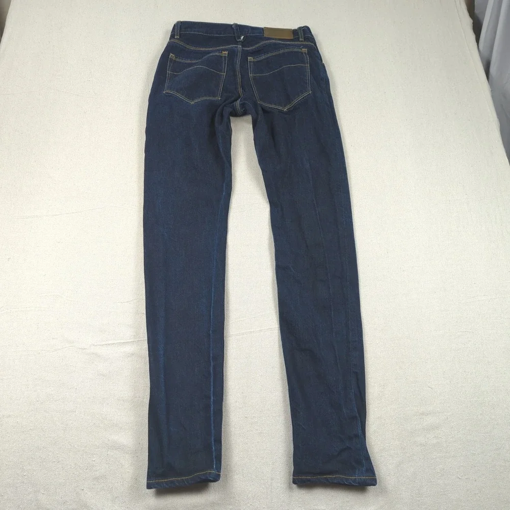 Raleigh Denim Jeans Mens 29x34 Blue Martin Selvedge‎ Button Fly White Oak